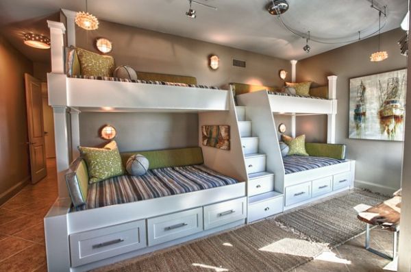unique bunk bed design with storage included